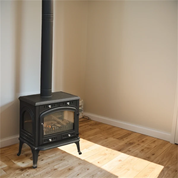 Chimenea interior negra