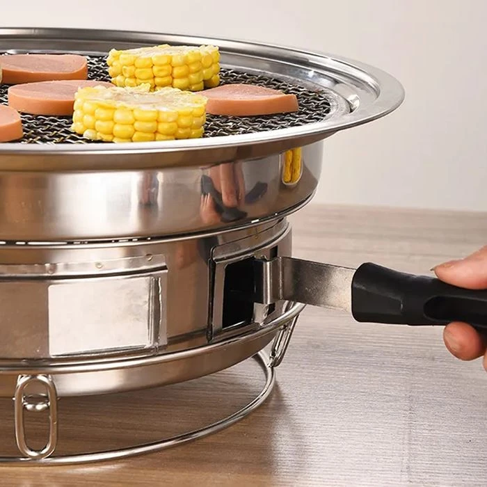 Parrilla de barbacoa portátil de carbón