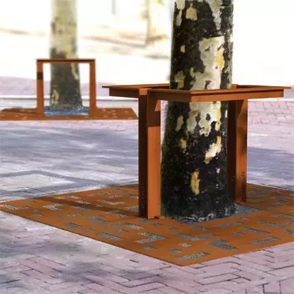 Custom Steel Tree Grates