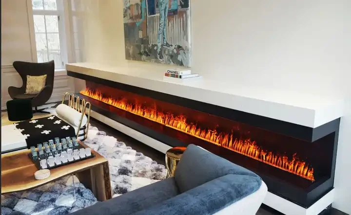 Chimenea de vapor de agua de longitud personalizable