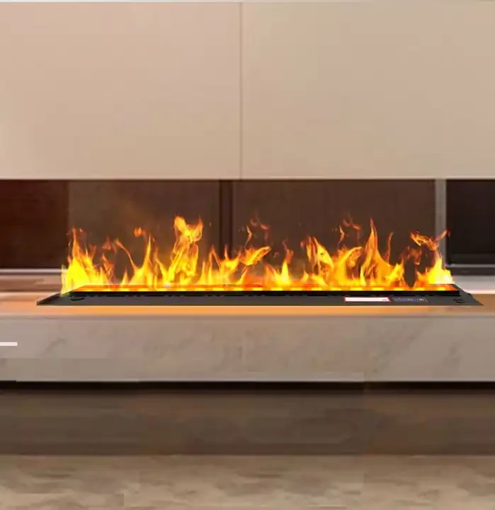 Calentador de chimenea eléctrico con luz decorativa