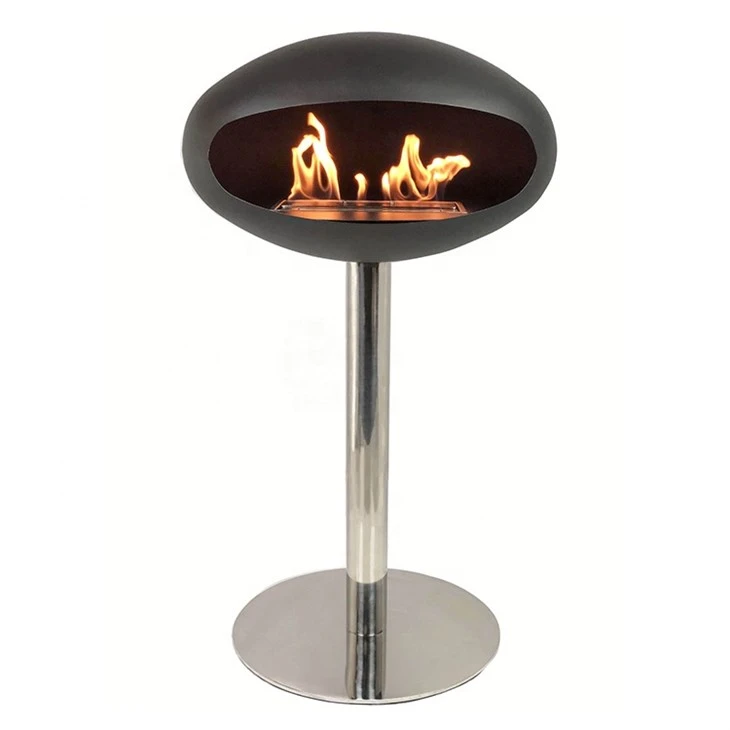 Chimenea colgante con quemador de etanol