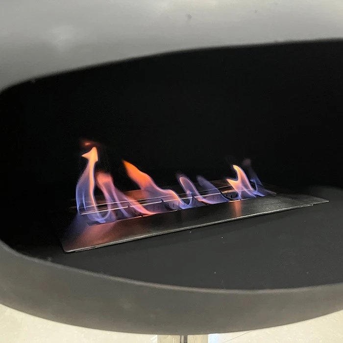 Floor Standing Bracket Bio Ethanol Fireplace