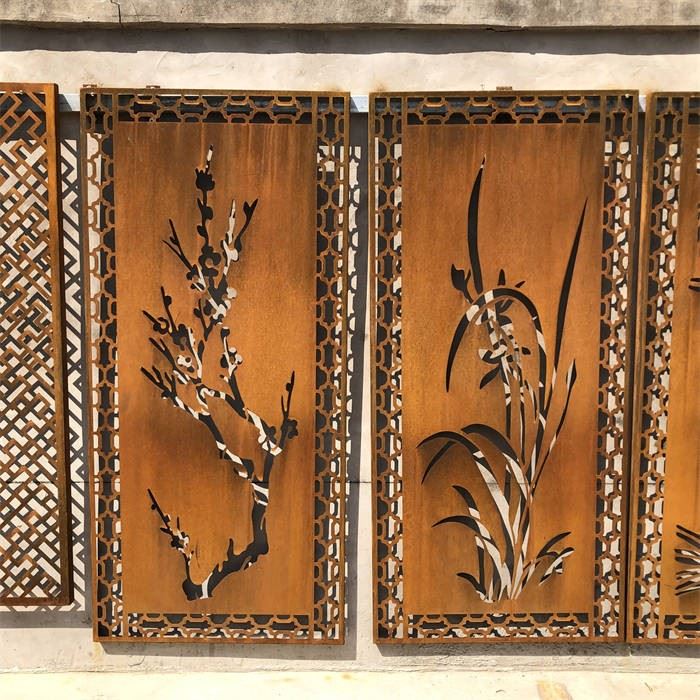 Gardening Corten Steel Screen Panel