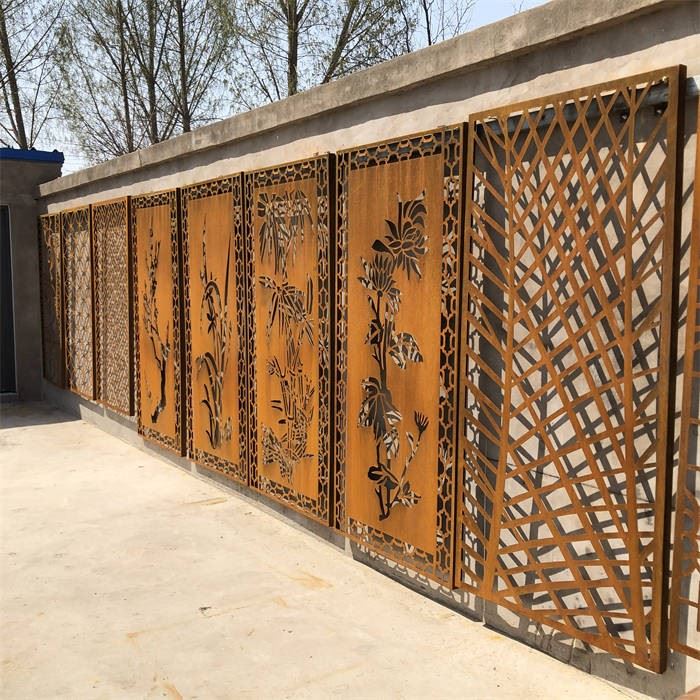 Gardening Corten Steel Screen Panel