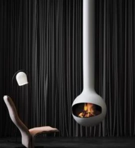 Chimenea colgante giratoria de 360 ​​grados para interiores