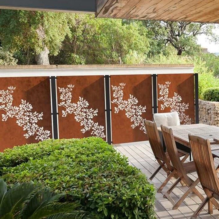 Pantalla LED de corten