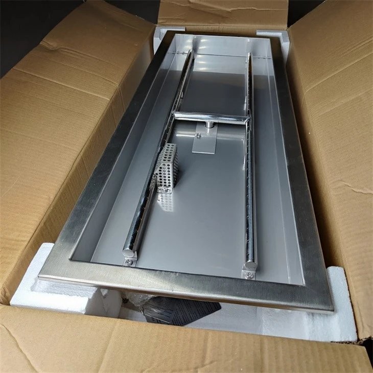 Square Gas Fire Pit Burner
