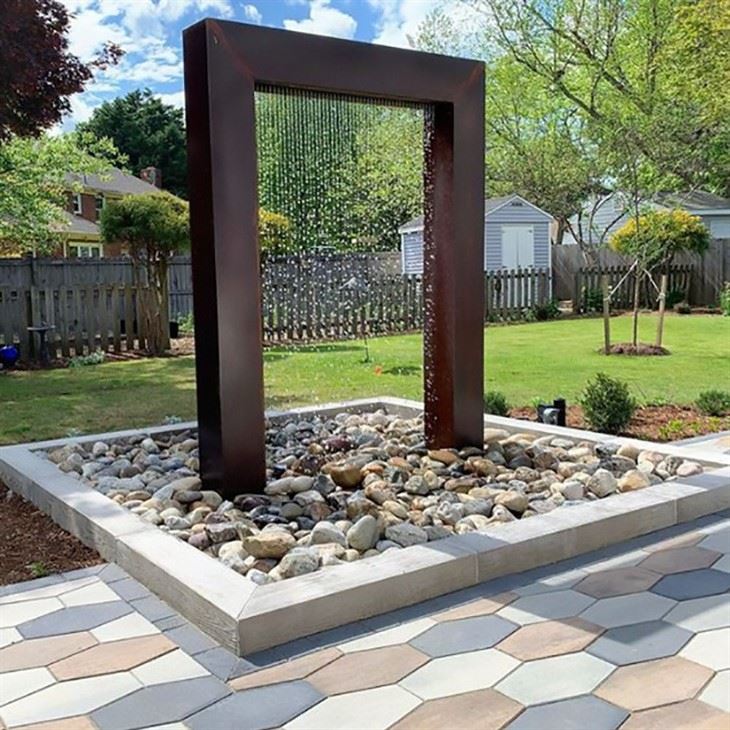 Corten Rain Curtain Wall