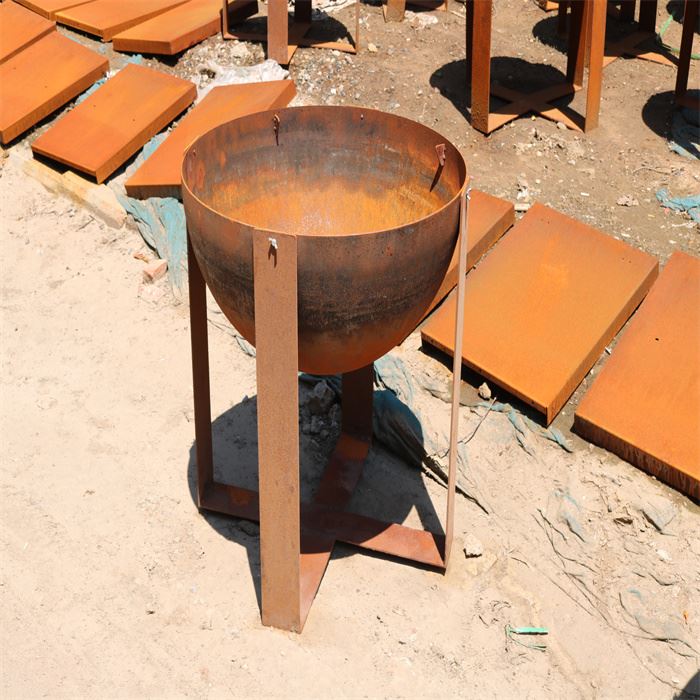 Parrilla de barbacoa al aire libre de leña
