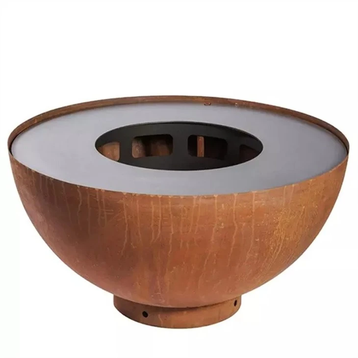 Wood Fired Outdoor Barbecue Grill
