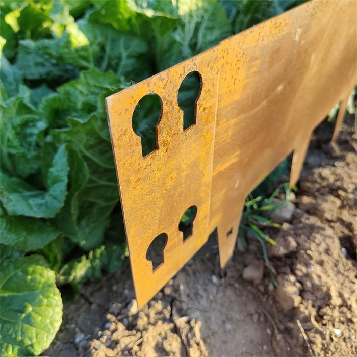 Corten Steel Landscape Edging Fence