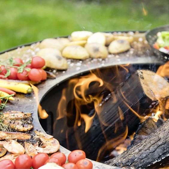 Plancha De Barbacoa De Leña