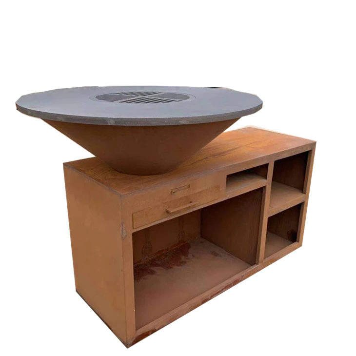 Wood Barbecue Plancha Grill